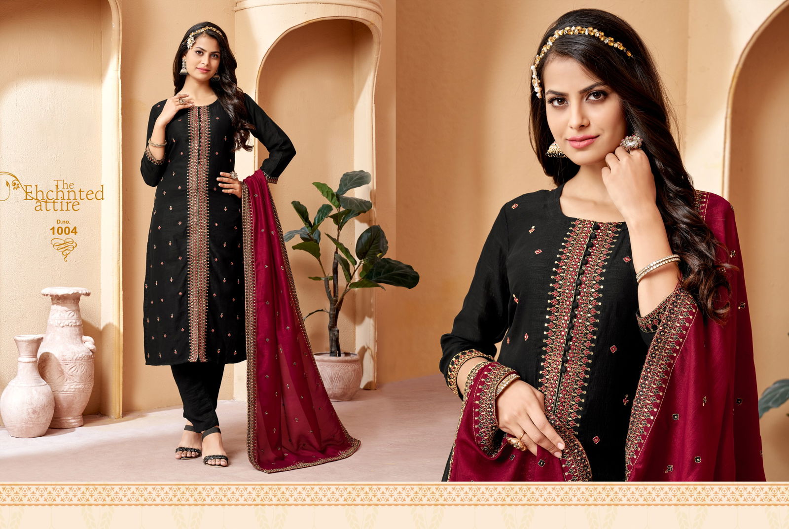Sadgi By Khushi Vichitra Silk Kurti With Bottom Dupatta Catalog